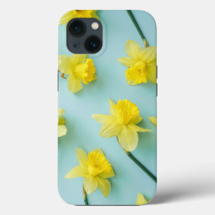 花 黄色の水仙 iPhone 13ケース
