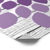 花 – 100シグネチャーゲストブックポスター ポスター (角)