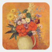 花， 1910#花# スクエアシール (正面)