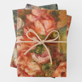 花(1)デカップトリオセットbyオーガストルノアール ラッピングペーパーシート (インサイチュ)