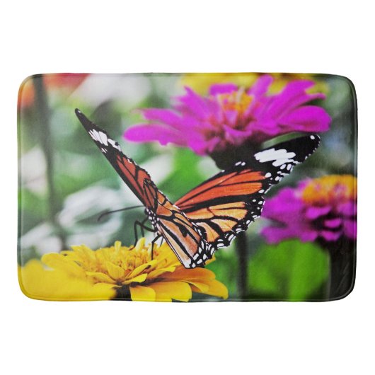 花#2の蝶 バスマット (正面)