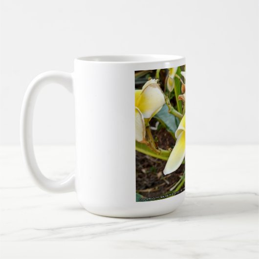 花（2色） コーヒーマグカップ (左)