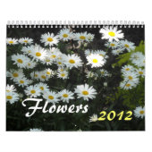 花 2012 カレンダー (カバー)