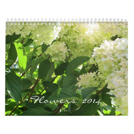 花 2014 カレンダー (カバー)
