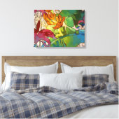 '花' - Arman Manookian キャンバスプリント (インサイチュ (寝室))