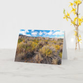 花 | Blooming Sagebrush California カード (黄色い花)