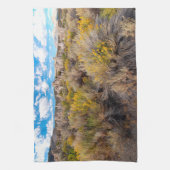 花 | Blooming Sagebrush California キッチンタオル (縦)