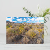 花 | Blooming Sagebrush California サンキューカード (スタンド正面)