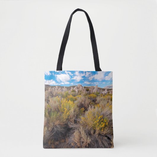 花 | Blooming Sagebrush California トートバッグ (正面)