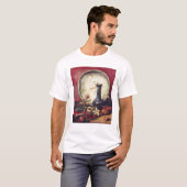 花、c.1886が付いているフィンセント・ファン・ゴッホ|の静物画 tシャツ (正面フル)