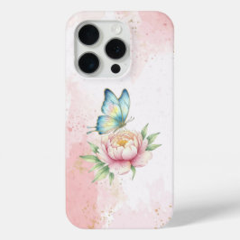 花 iPhone 15 PROケース