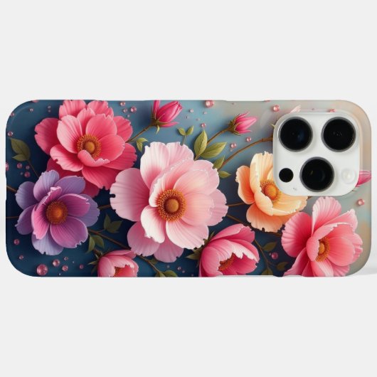 花 Case-Mate iPhoneケース (裏面 (横))