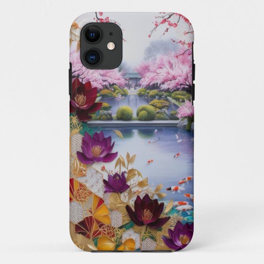 花 Case-Mate iPhoneケース (裏面)