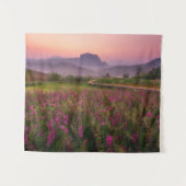 花 Chiang Dao, Chiang Mai，タイ タペストリー (正面(横))