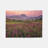 花 Chiang Dao, Chiang Mai,タイ フリースブランケット (正面(横))