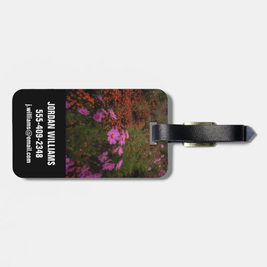 花 Chiang Dao, Chiang Mai，タイ ラゲッジタグ (裏面横)