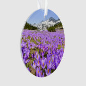 花 | Crocus Pirin Mountain Park Bulgia オーナメント (正面)