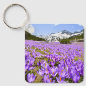 花 | Crocus Pirin Mountain Park Bulgia キーホルダー (正面)