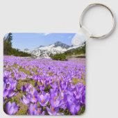 花 | Crocus Pirin Mountain Park Bulgia キーホルダー (裏面)