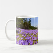 花 | Crocus Pirin Mountain Park Bulgia コーヒーマグカップ (左)