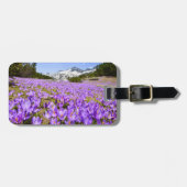 花 | Crocus Pirin Mountain Park Bulgia ラゲッジタグ (正面横)