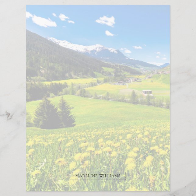 花 | Dandelion Canton of Grisons，スイス (正面)