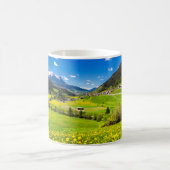 花 | Dandelion Canton of Grisons，スイス コーヒーマグカップ (中央)