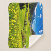 花 | Dandelion Canton of Grisons,スイス シェルパブランケット (正面)