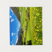 花 | Dandelion Canton of Grisons,スイス タペストリー (正面)