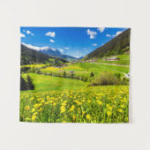花 | Dandelion Canton of Grisons,スイス タペストリー (正面(横))