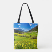花 | Dandelion Canton of Grisons，スイス トートバッグ (裏面)