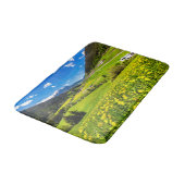 花 | Dandelion Canton of Grisons，スイス バスマット (アングル)