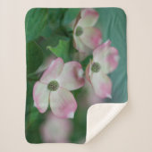 花 | Dogwoodの花 シェルパブランケット (正面)