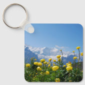 花 | Eiger Monch Swiss Alps キーホルダー (正面)