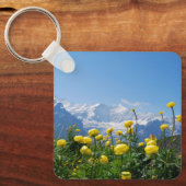 花 | Eiger Monch Swiss Alps キーホルダー (正面)