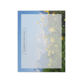花 | Eiger Monch Swiss Alps ノートパッド (回転)