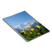 花 | Eiger Monch Swiss Alps ノートブック (右側)