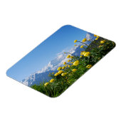 花 | Eiger Monch Swiss Alps マグネット (左側)