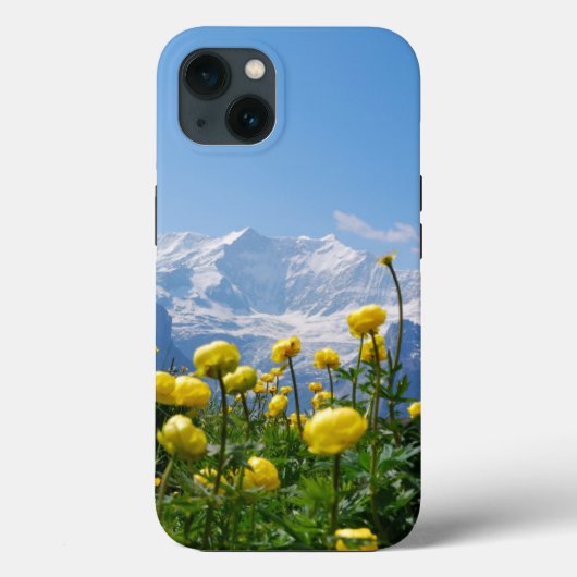 花 | Eiger Monch Swiss Alps Case-Mate iPhoneケース (裏面)