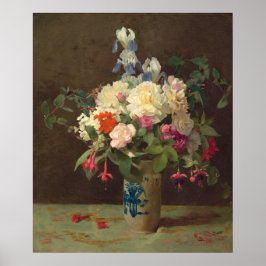 花 – George Cochran Lambdinファインアートポスター ポスター