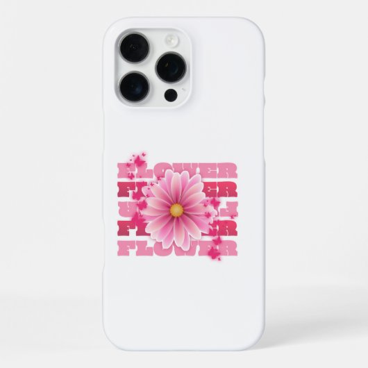 花 iPhoneケース (裏面)