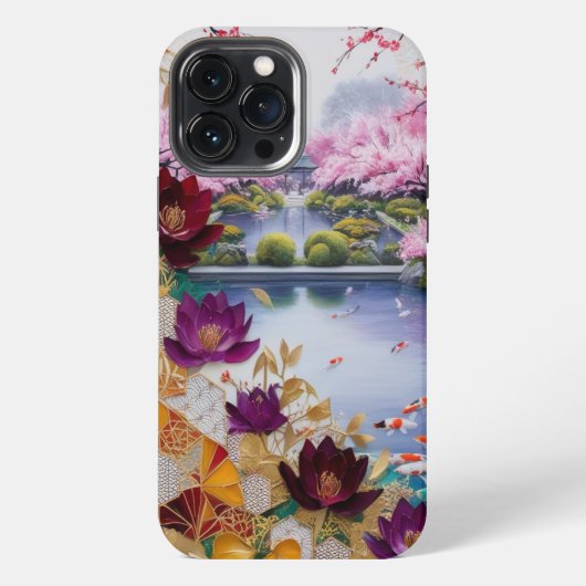 花 iPhoneケース (裏面)