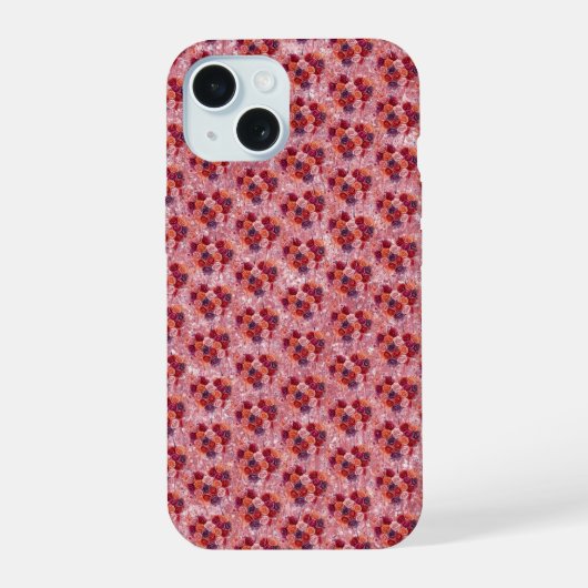 花 iPhone 15ケース (裏面)