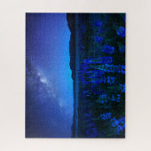 花 | Lupines Blooming at Night Lake Tekapo ジグソーパズル (縦)