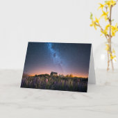 花 | Lupines Blooming Lake Tekapo New Zealand カード (黄色い花)