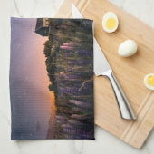 花 | Lupines Blooming Lake Tekapo New Zealand キッチンタオル (四つ折り)