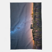 花 | Lupines Blooming Lake Tekapo New Zealand キッチンタオル (縦)