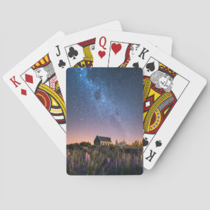 花 Lupines Blooming Lake Tekapo New Zealand トランプ