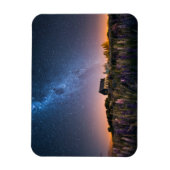 花 | Lupines Blooming Lake Tekapo New Zealand マグネット (縦)