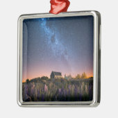 花 | Lupines Blooming Lake Tekapo New Zealand メタルオーナメント (左)